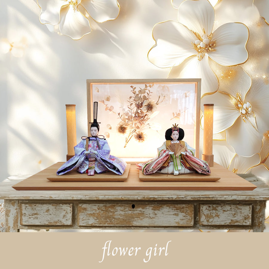 Flower Girl Storage Decoration Sana Hina Doll | 50cm | Storage Decoration | Stylish Face Hina Doll | Modern Hina Doll | Popular because it's cute