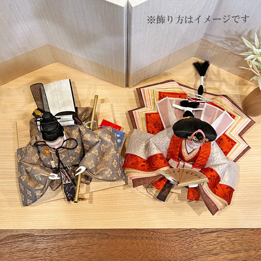 額縁仕立て「しの雛」