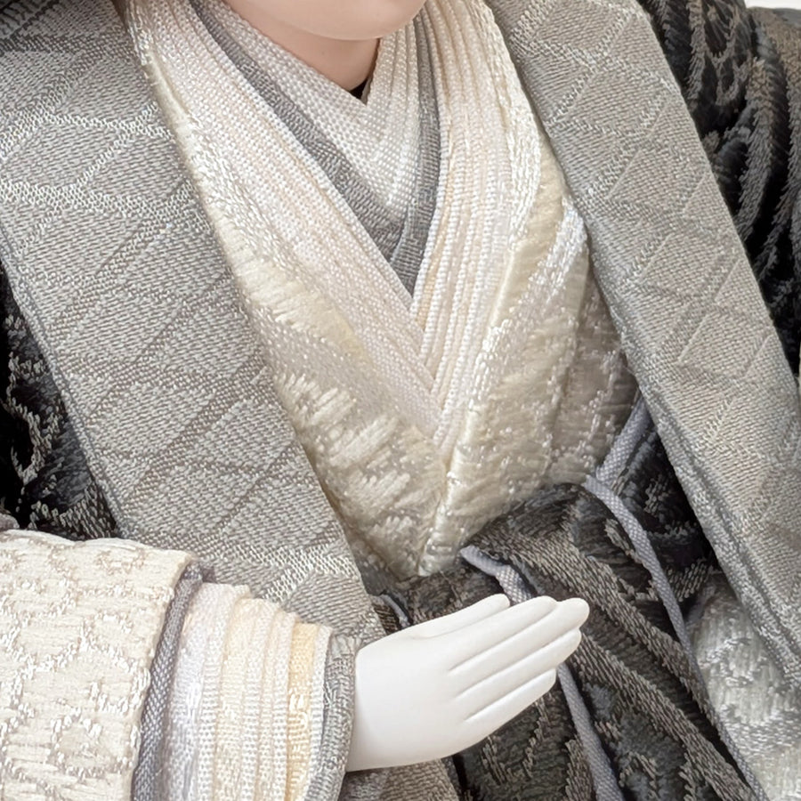 Simple-Flower Girl Shinohina | 45cm | Small Hina doll | Pricey | Stylish face Hina doll | Cute compact Hina doll | Hina doll Japanese modern Nordic style