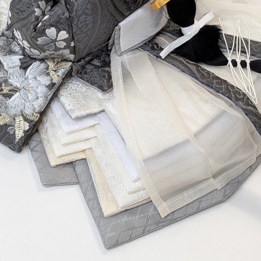 Simple-Flower Girl Shinohina | 45cm | Small Hina doll | Pricey | Stylish face Hina doll | Cute compact Hina doll | Hina doll Japanese modern Nordic style