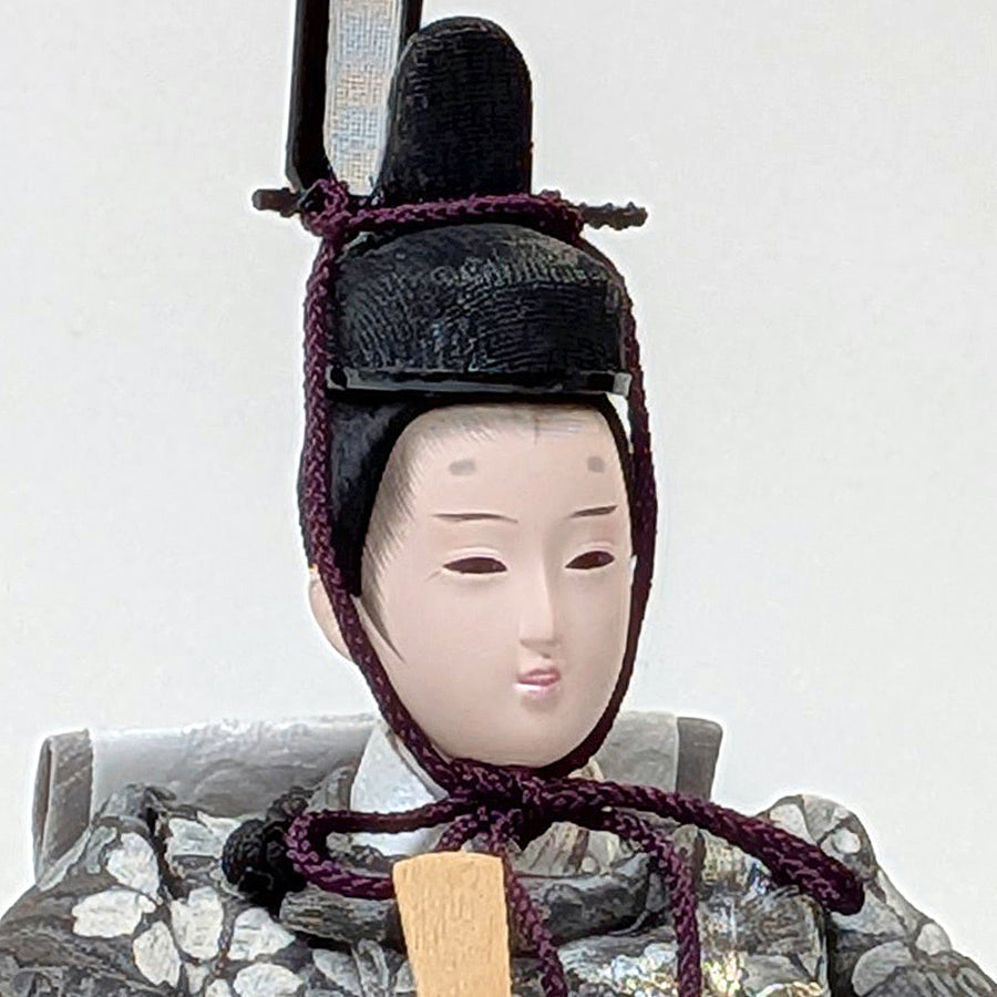 Simple-Flower Girl Shinohina | 45cm | Small Hina doll | Pricey | Stylish face Hina doll | Cute compact Hina doll | Hina doll Japanese modern Nordic style