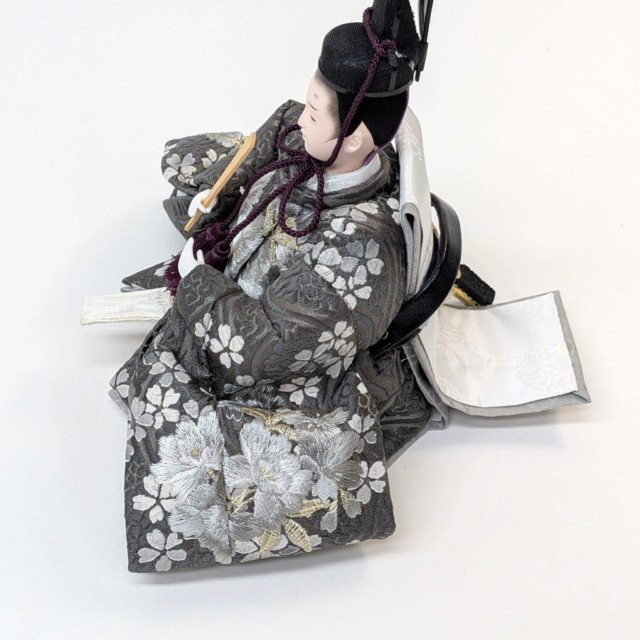 Simple-Flower Girl Shinohina | 45cm | Small Hina doll | Pricey | Stylish face Hina doll | Cute compact Hina doll | Hina doll Japanese modern Nordic style