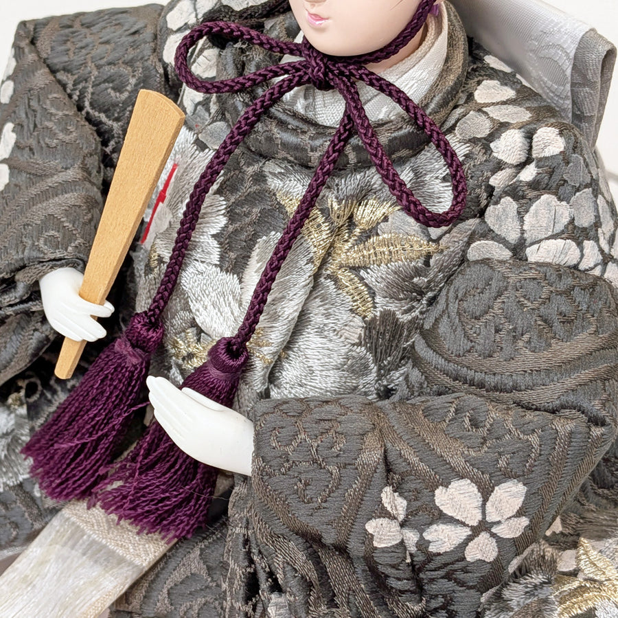 Simple-Flower Girl Shinohina | 45cm | Small Hina doll | Pricey | Stylish face Hina doll | Cute compact Hina doll | Hina doll Japanese modern Nordic style