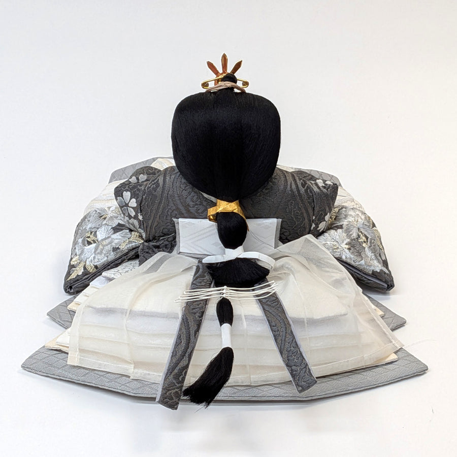 Simple-Flower Girl Shinohina | 45cm | Small Hina doll | Pricey | Stylish face Hina doll | Cute compact Hina doll | Hina doll Japanese modern Nordic style