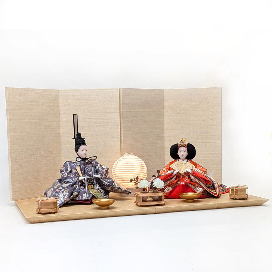 シンプルな雛人形セット