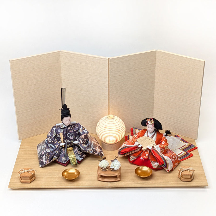 シックな雛人用セット