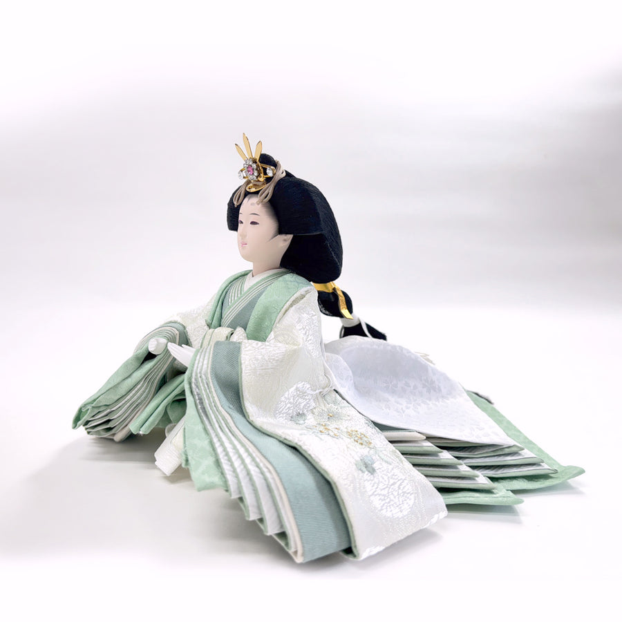 Flower Girl 澄(すみ)雛｜モダン雛人形｜鮮やかななお雛様｜人気な二人飾り｜オシャレひな人形