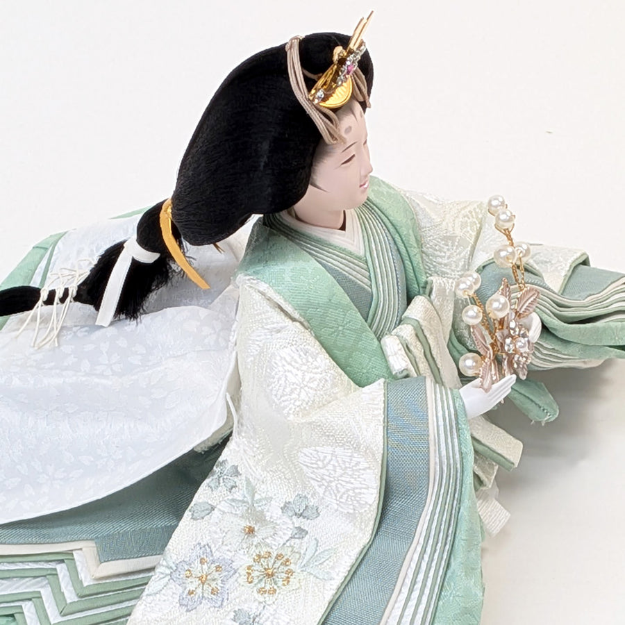 Flower Girl 澄(すみ)雛｜モダン雛人形｜鮮やかななお雛様｜人気な二人飾り｜オシャレひな人形