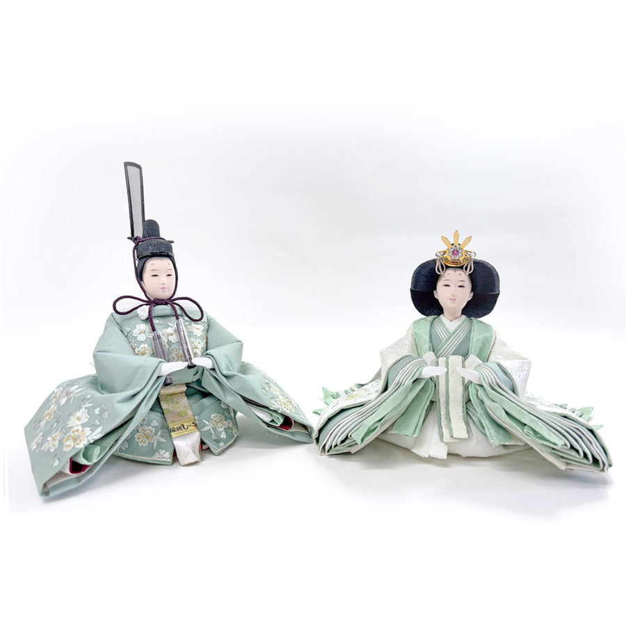 Flower Girl 澄(すみ)雛｜モダン雛人形｜鮮やかななお雛様｜人気な二人飾り｜オシャレひな人形