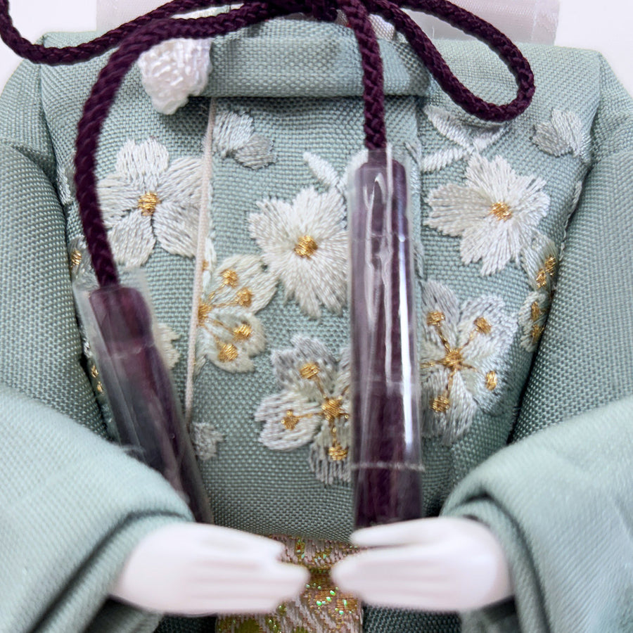 Flower Girl 澄(すみ)雛｜モダン雛人形｜鮮やかななお雛様｜人気な二人飾り｜オシャレひな人形