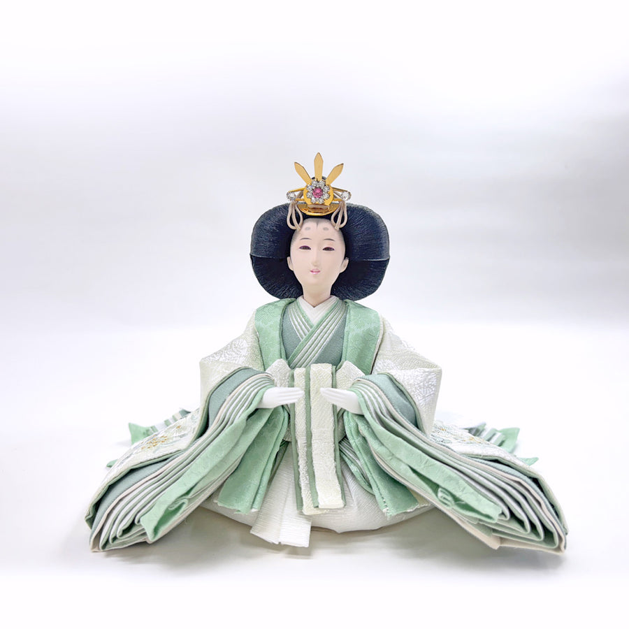 Flower Girl 澄(すみ)雛｜モダン雛人形｜鮮やかななお雛様｜人気な二人飾り｜オシャレひな人形