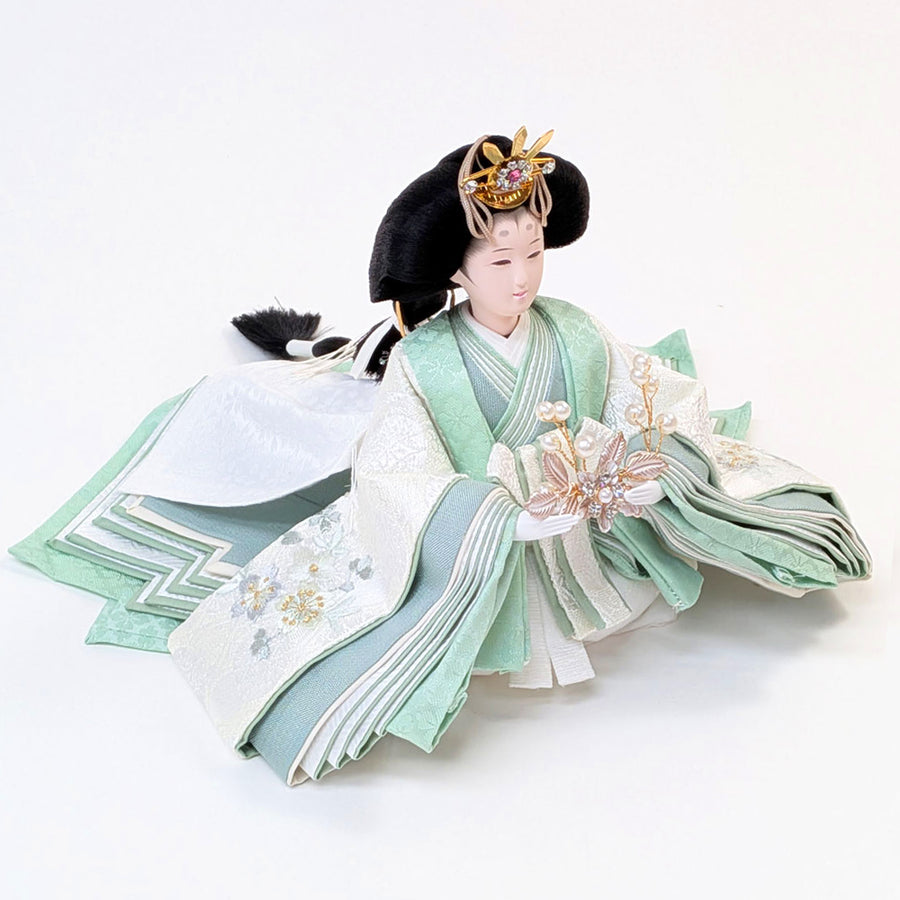 Flower Girl 澄(すみ)雛｜モダン雛人形｜鮮やかななお雛様｜人気な二人飾り｜オシャレひな人形