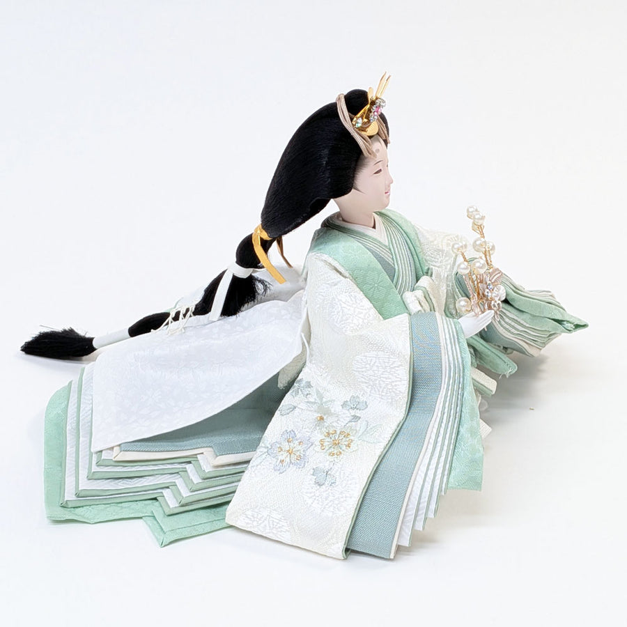 Flower Girl 澄(すみ)雛｜モダン雛人形｜鮮やかななお雛様｜人気な二人飾り｜オシャレひな人形