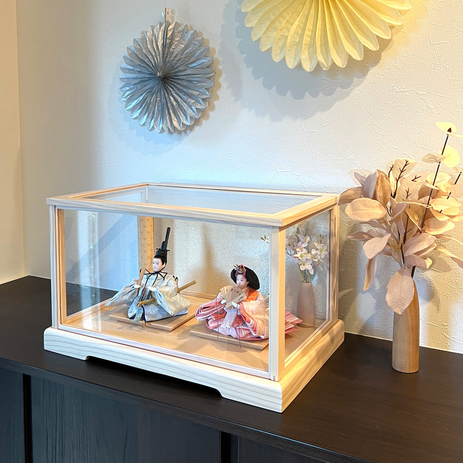 畳めるケースひな雛