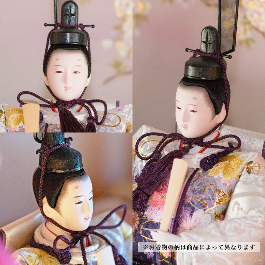 最もお値段が高い雛人形 理由は着物が手書き金彩刺繍 【Flower Girl
