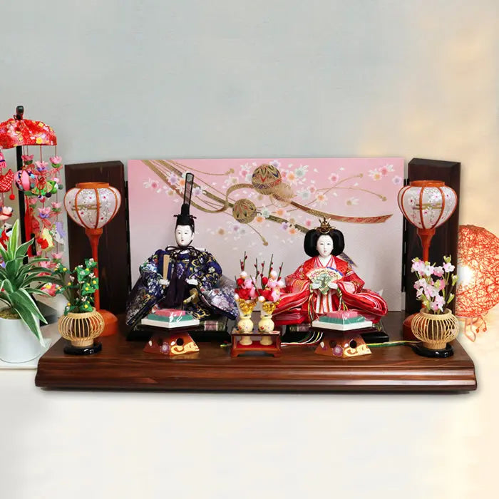 お求めやすい良いお品の雛人形 【 若桜(わかざくら)雛】ひな祭りの