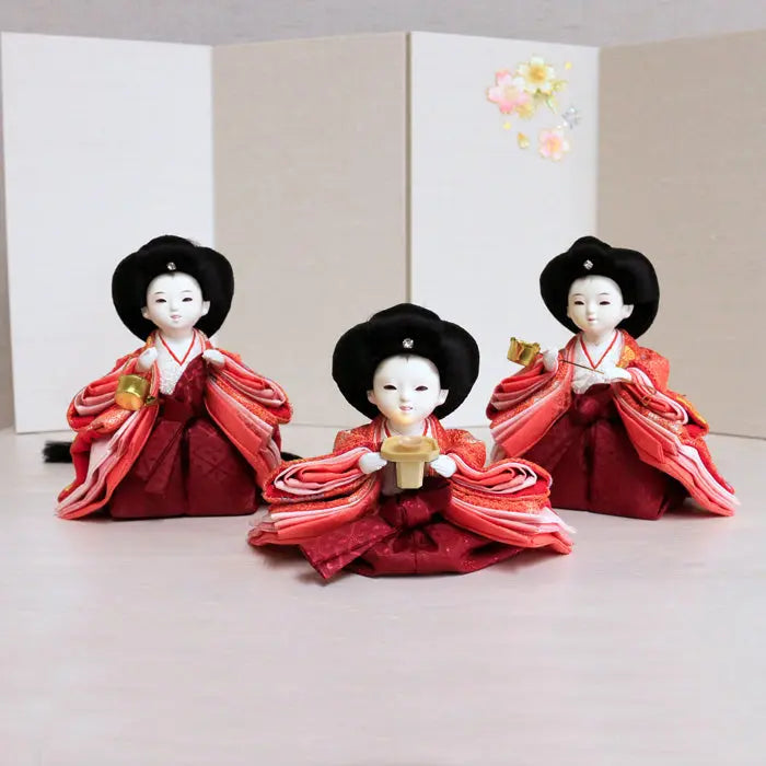 三人官女 丸顔